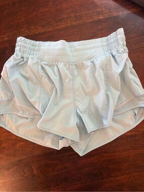 lululemon Light Blue Hotty Hot Shorts